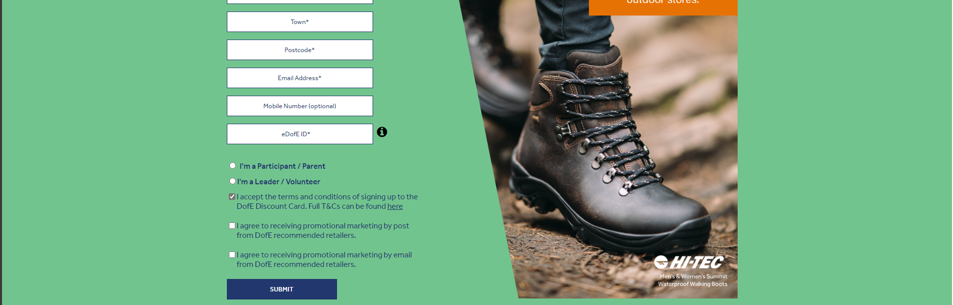 How do I get my DofE Card? DofE